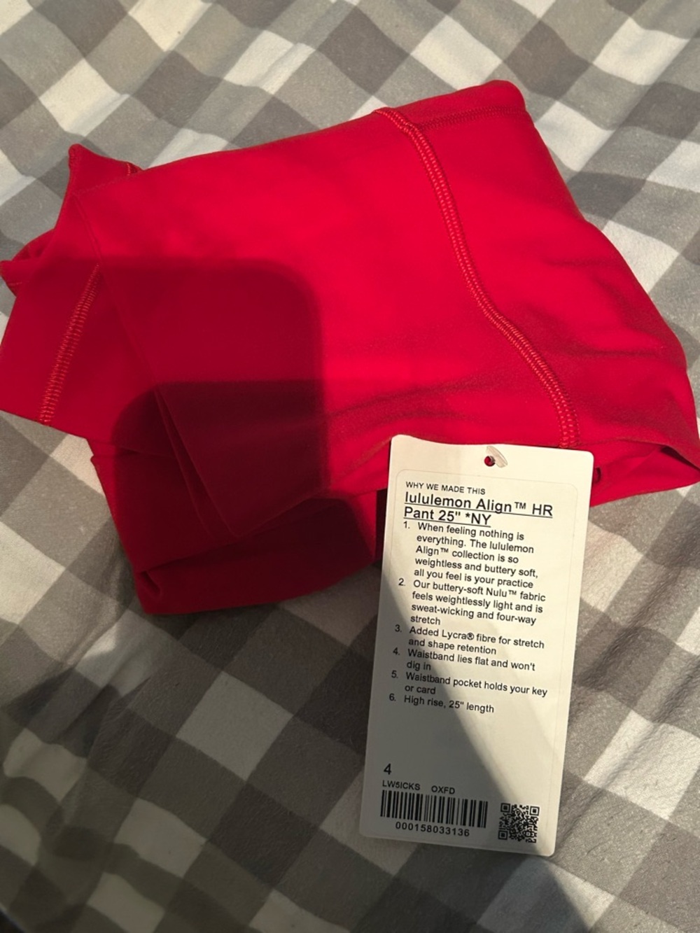 NWT - Lululemon Align Leggings - Size 4 - Picture 3 of 4